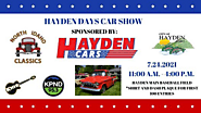 Hayden Days Car Show, City of Hayden, July 24 2021