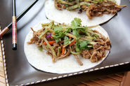 General Tso's Slow Cooker Pork Tacos & Orange Broccoli Slaw Recipe - Snappy Gourmet