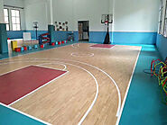 PVC indoor basketball court
