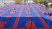 what thickness is good for basketball court?