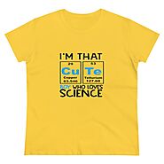 Science Printed Cotton tshirts for women & girls