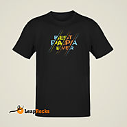 Best Papa Ever Printed t-shirt for men & boys