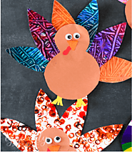 Turkey Painting Craft for Thanksgiving
