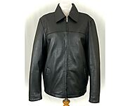 Men's Leather Luxe Harrington Leather Jacket