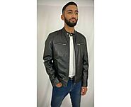 Men's Leather Luxe Harrington Leather Jacket