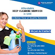 Affordable Deep Cleaning Services Sharjah