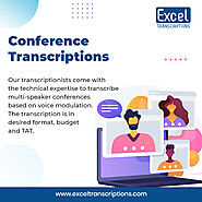 Conference Transcription Services USA - Excel Transcriptions USA
