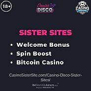 Sites like Casino Disco - Play 24+ Crypto slots with a free spins boost bonus.
