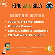 Sites like King Billy – Bitcoin casinos with free spins no deposit and 28 software providers.