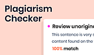 Free Plagiarism Checker - Writer