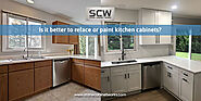 Website at https://www.stonecabinetworks.com/is-it-better-to-reface-or-paint-kitchen-cabinets/
