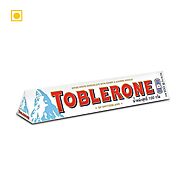 Best White Chocolate In India | Toblerone White Chocolate With Honey and Almond Nougat Pouch-100g | Snack Zack