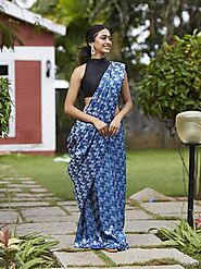 Modern sarees online | Drapery Silk