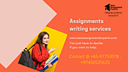 Assignments writing services