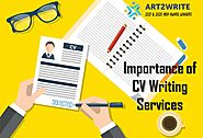 Importance of CV Writing Services - Art2write.com