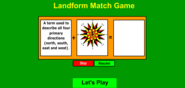 Landform Match Game