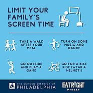 Check out these great activities @PHLschools and @eatrightphl_sdp recommend as alternatives to screen time! Thanks to...