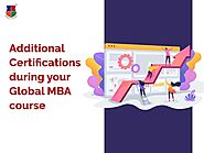 Additional Certifications you will get during the Global MBA course