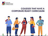 Colleges That Have a Corporate Ready Curriculum-Lexicon MILE