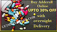 Buy Adderall online treat ADHD and narcolepsy | Credit Card | PayPal