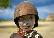 A child of the Erbore tribe, Ethiopia