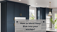 How to blend Navy Blue into your kitchen?