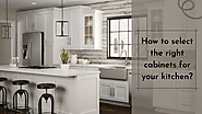 How to select the right cabinets for your kitchen? : cabinets-kitchen