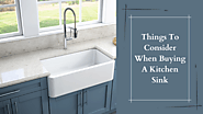 Things To Consider When Buying A Kitchen Sink