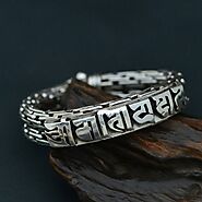 Nepal Bracelet: Om Mani Padme Hum - Nepalese Lanydza - Mantrapiece.com