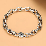 Silver Mantra Bracelet: Quality Befit a Real Man's Wrist - Mantrapiece