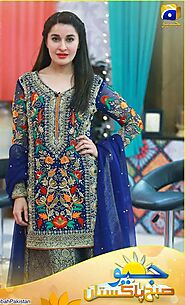 Shaista Lodhi Chiffon Suit only Rs3199.00 exclusive at Replica Zone.
