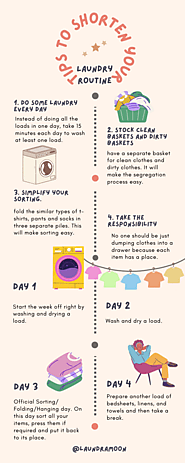 Tips To Shorten Your Laundry Routine - Infographic