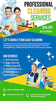 Household Items Cleaning Service London - Infographic