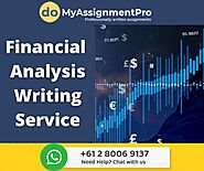 Hire expert Financial Analysis Writers at a reasonable price