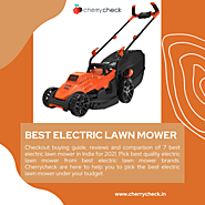 7 Best Electric Lawn Mower in India (2021) - Reviews | Cherrycheck