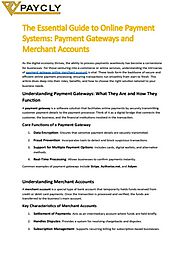 payment gateway online merchant account