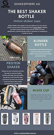 Buy Protein Shaker Bottles for Perfectly Blended Protein Shakes - ShakeSphere AUS