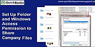 How to Set up folder and Windows Access Permissions to Share Company Files?