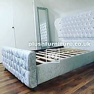 Oxford Curved Winged Bed Frame London
