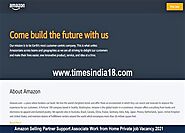 Amazon Selling Partner Support Associate Work from Home Private job Vacancy 2021 - Times India18.com