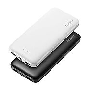 2-Pack Miady 10000mAh Dual USB Portable Charger, Fast Charging Power Bank with USB C Input, Backup Charger for iPhone...