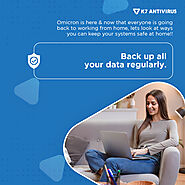 Back Up All Your Data Regularly With K7 Antivirus Software!!!