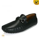 Kuala Lumpur Mens Black Leather Loafers Penny Shoes CW740030