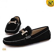 Cwmalls Mens Leather Driving Shoes Loafers CW713125