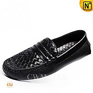 CWMALLS Woven Leather Driving Shoes CW706161