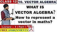 Vector Algebra Class 12 Maths Chapter 10