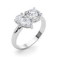 Buy Engagement Rings With Two Stones - My Bridal Ring