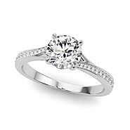 Celestial Split Shank Lab Grown Diamond Ring – My Bridal Ring