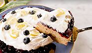 Blueberry-Lemon Upside-Down Cake Is Everything You Crave