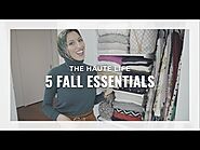 5 Fall Essentials for Every Hijabi